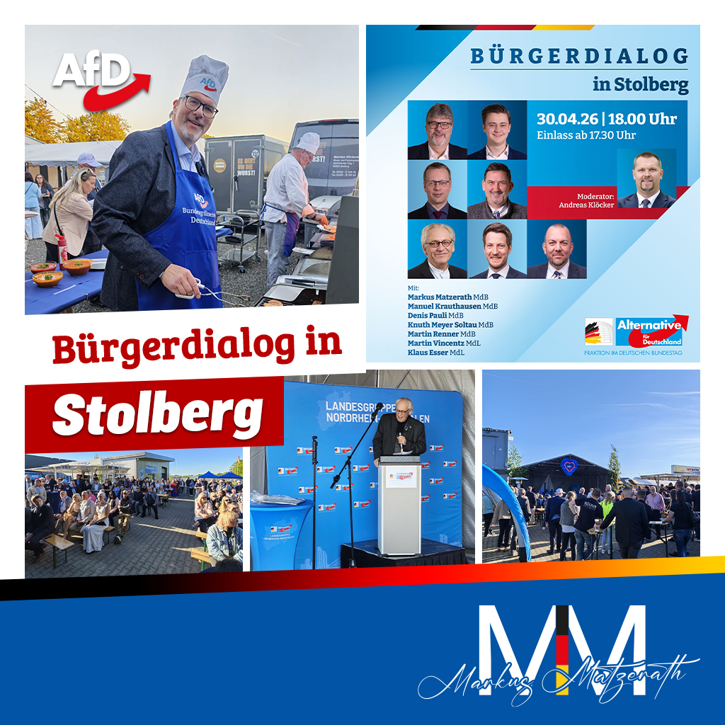 AfD Bürgerdialog in Stolberg