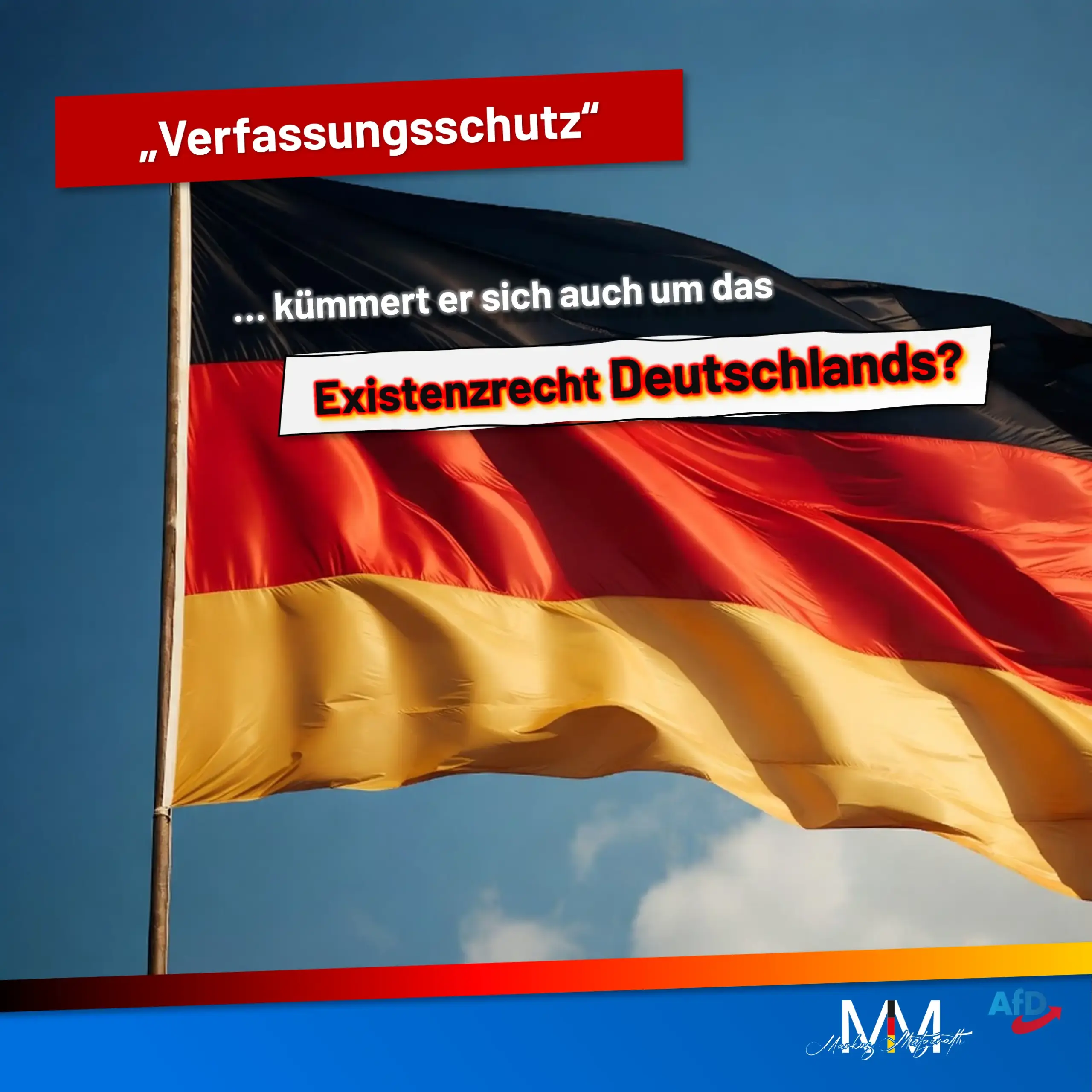 „Verfassungsschutz“ … kümmert er sich auch um das das Existenzrecht Deutschlands?