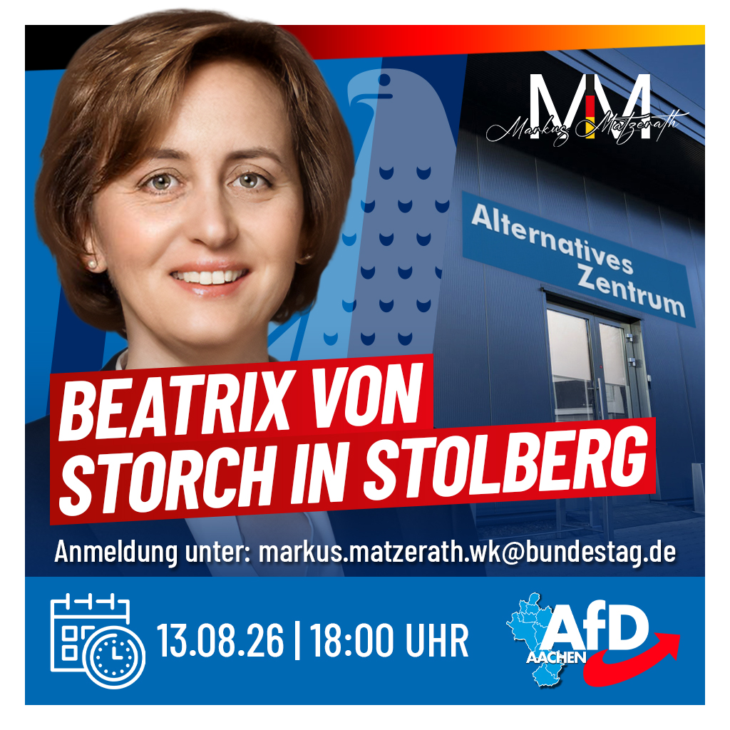 Beatrix von Storch in Stolberg
